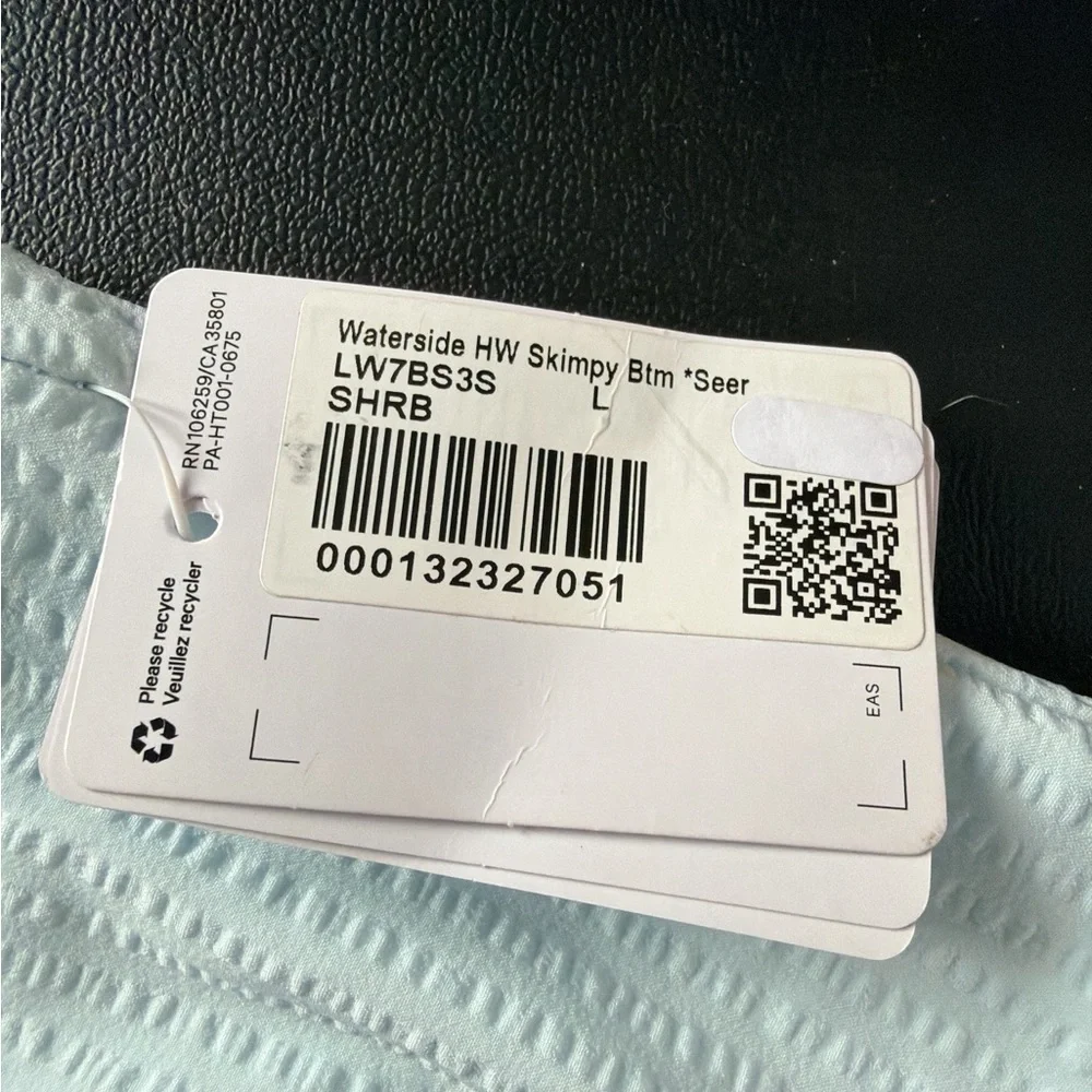 Lululemon High-Waist Light Blue Bikini Bottoms - Picture 4 of 4
